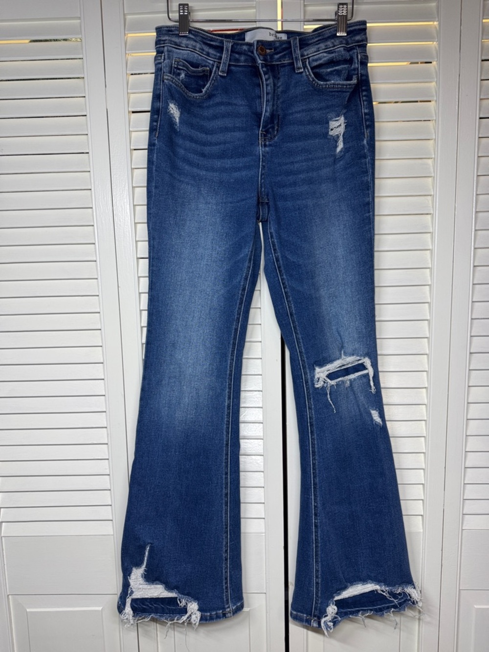 Bridge by Gly Distressed Flare Jeans Size 27